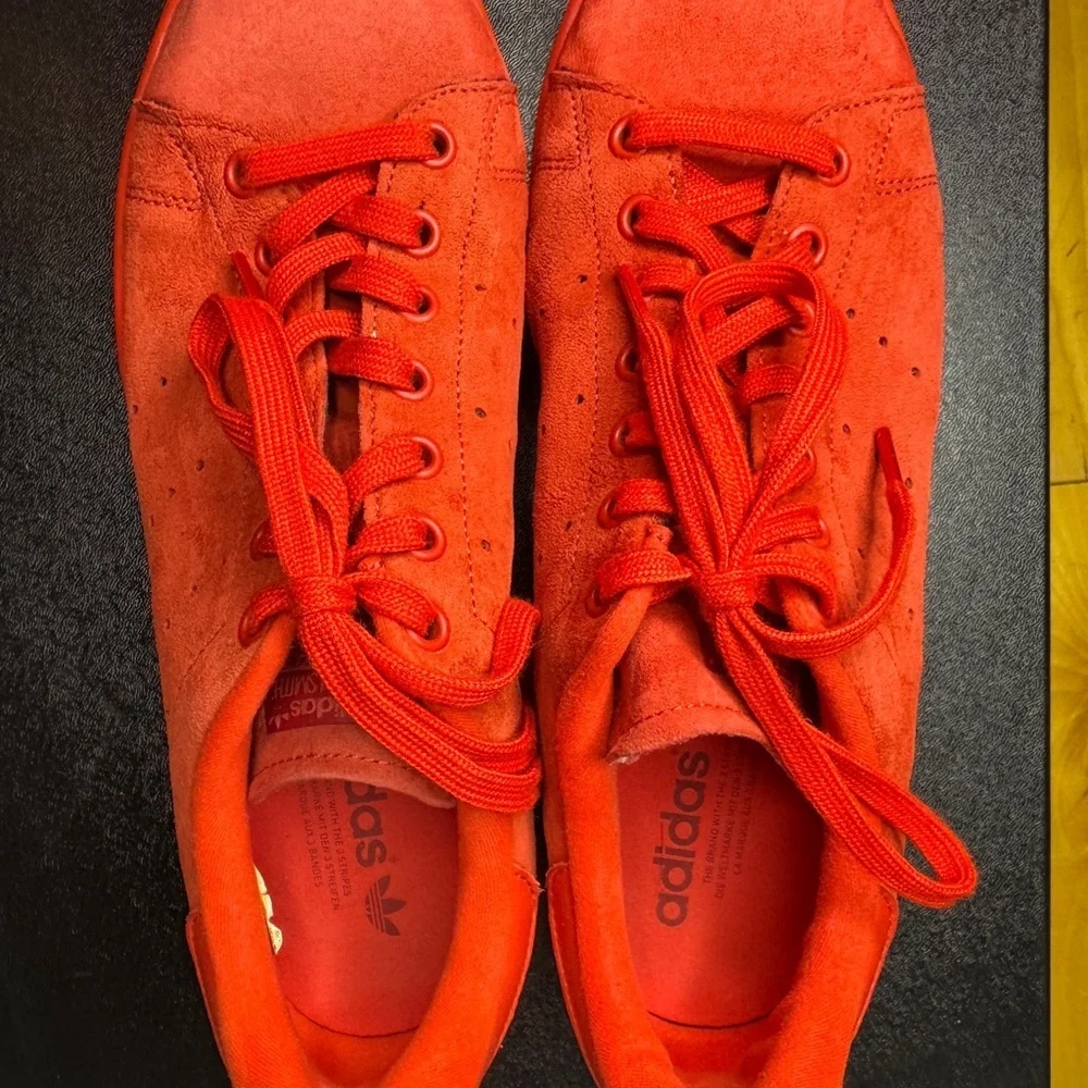 Adidas Red Suede Sneakers size 9.5 great shape​​ - Picture 9 of 9